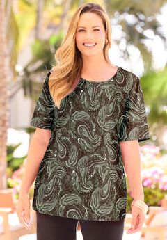 Suprema® Ultra-Soft Scoopneck Tee