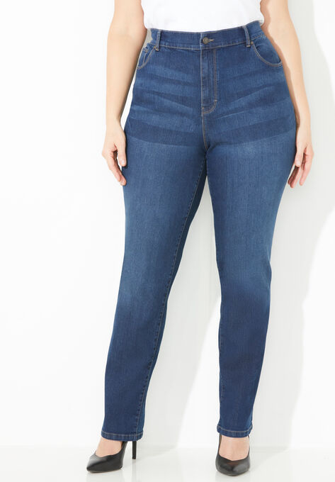 Right Fit Curvy Modern Slim Leg Jean, BOMBAY WASH, hi-res image number null