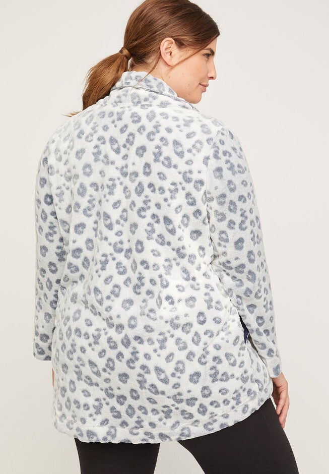 Snow Leopard-Print Pullover, , on-hover image number null
