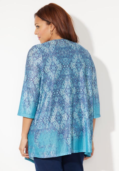 Harmony Knit Herringbone Cardigan, , on-hover image number null