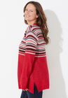 Fair Isle Pullover Sweater, , alternate image number null