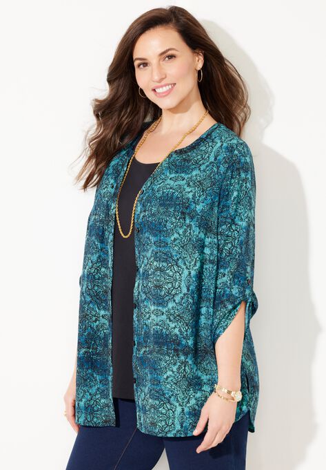 Breezeway Georgette Blouse, , alternate image number null