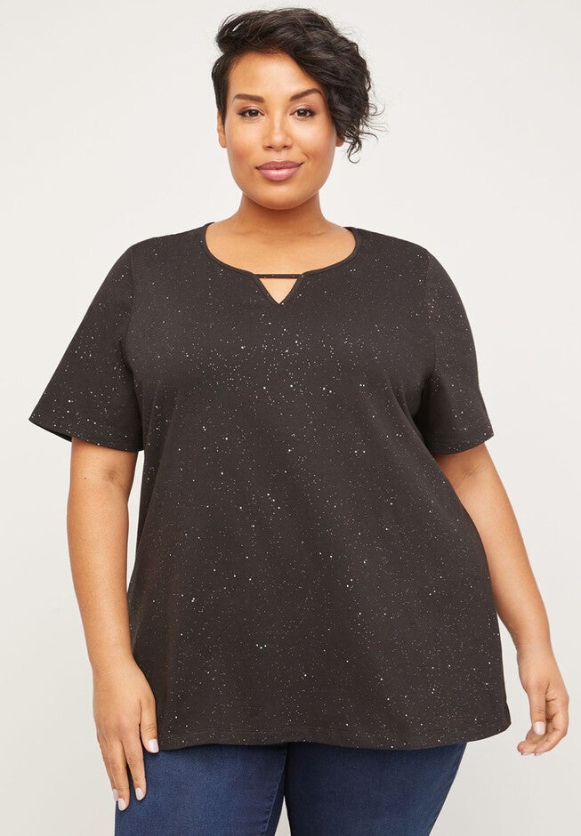 Endless Galaxy Tee, BLACK, hi-res image number 0