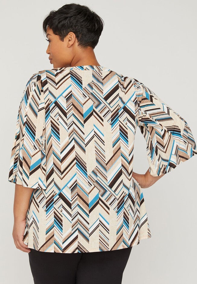 AnyWear Total Ease Pleated Top, , on-hover image number null