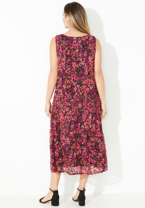Printed Lace Dress, , on-hover image number null