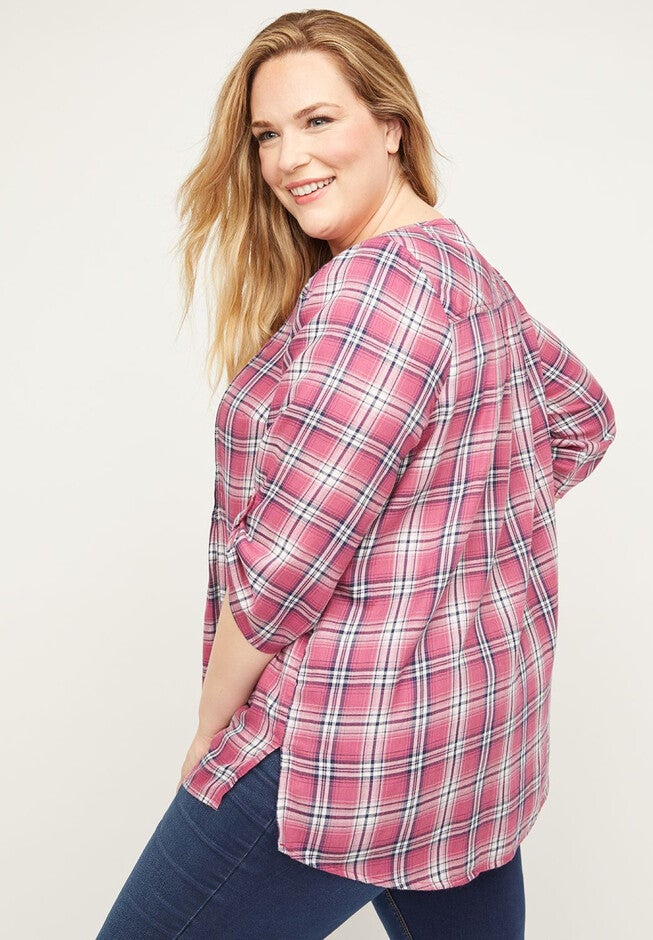 Waterfront Plaid Top, , on-hover image number null