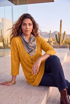 Impossibly Soft Tunic & Scarf Duet