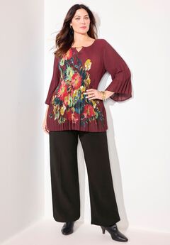 Affinity Chain Pleated Blouse
