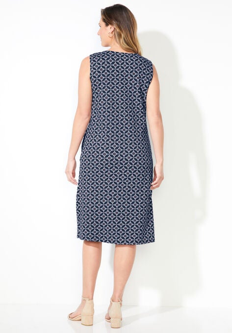 Liz&Me™ Long Applique Dress, , on-hover image number null
