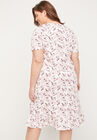 Butterfly Blush Cotton Sleep Gown, , on-hover image number null