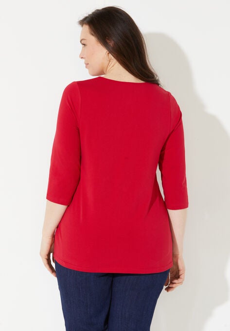 Suprema® Teardrop Tee, , on-hover image number null