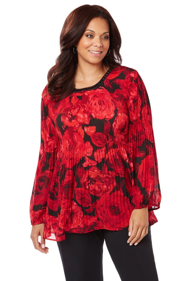 Petal Wishes Top, RED, hi-res image number null