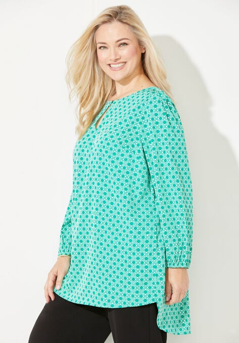 Liz&Me™ Keyhole Top, , alternate image number null