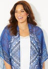 Scarf Print Kimono, , alternate image number null
