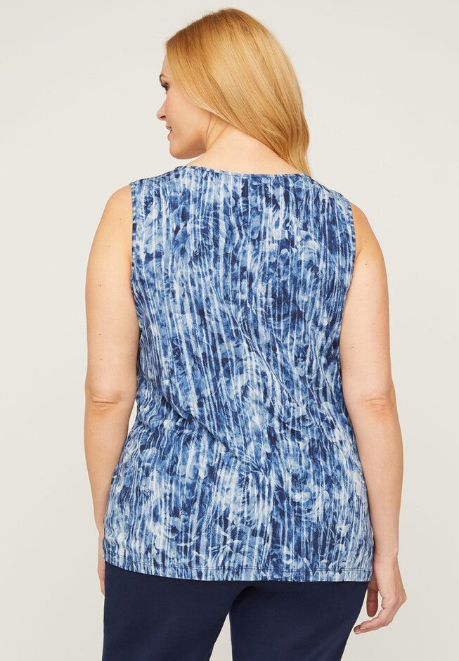 Printed Timeless Tunic Tank, , on-hover image number null