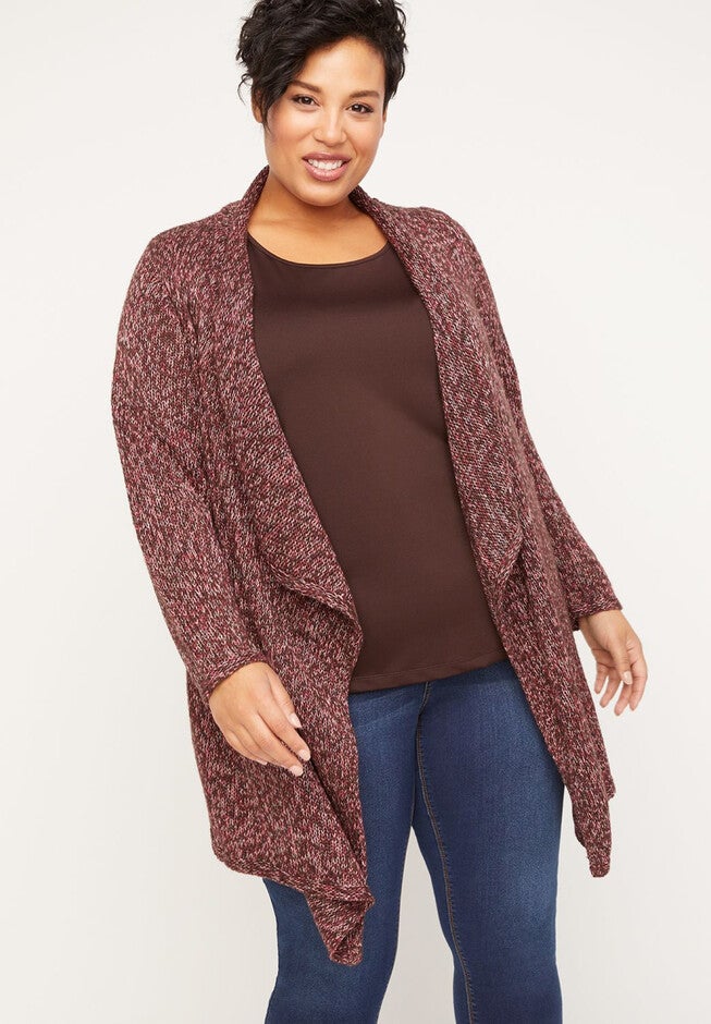 Cherry Creek Cardigan, CHOCOLATE GANACHE MULTI, hi-res image number 0