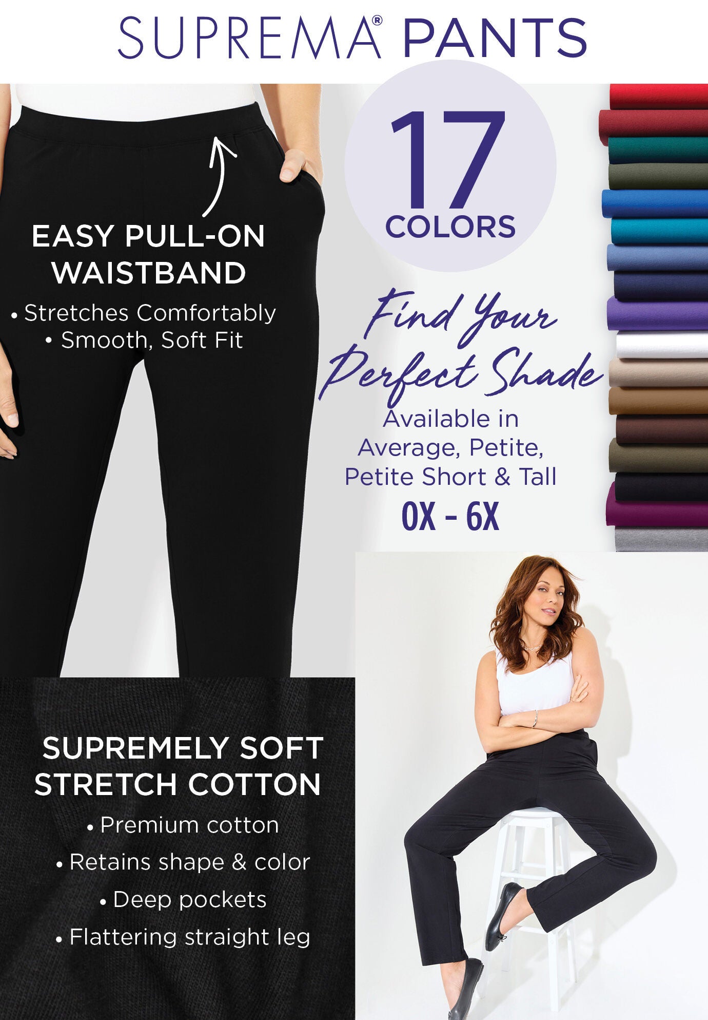 Suprema&reg; Pant, BLACK, alternate image number 4