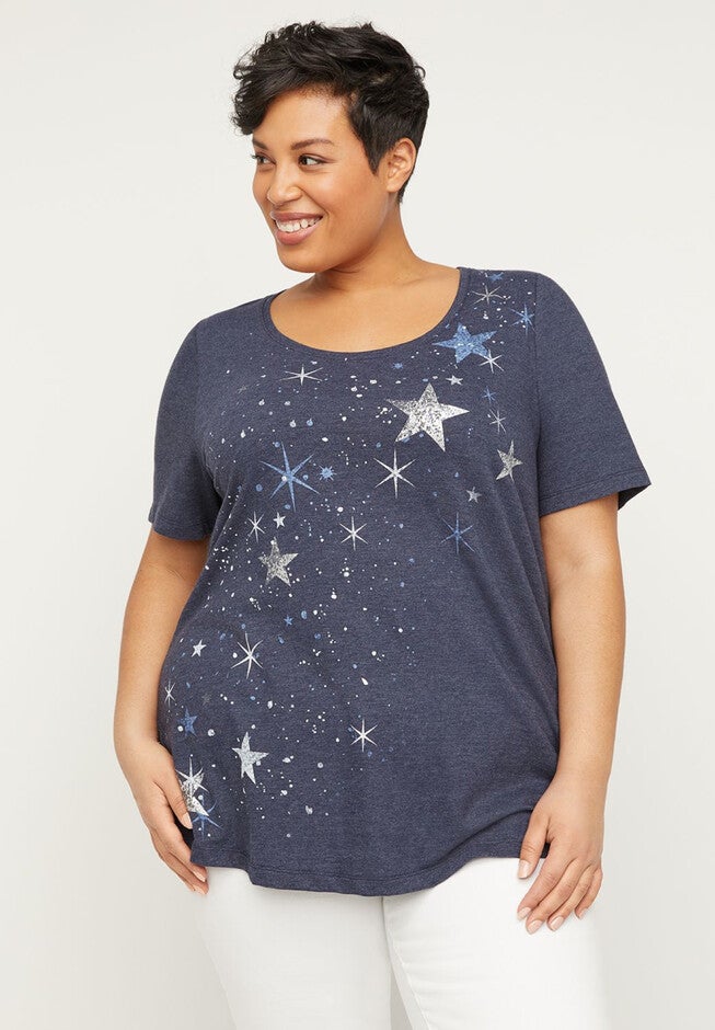 Star Bright Tee, MARINER NAVY, hi-res image number 0