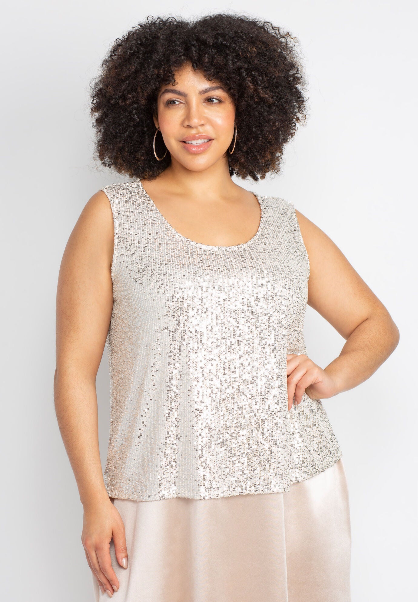 2-Piece Sequin & Charmeuse Jacket Dress Set, , alternate image number 2