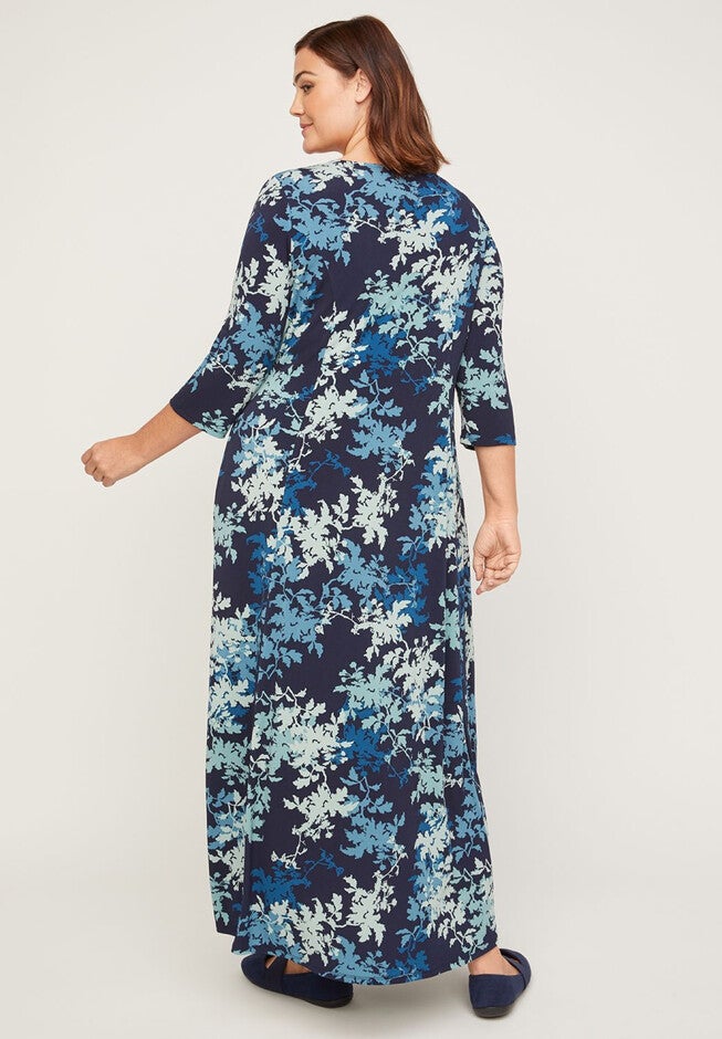 Floral Grove Maxi Dress (With Pockets), , on-hover image number 1