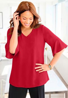 Juliette Bell-Sleeve Blouse