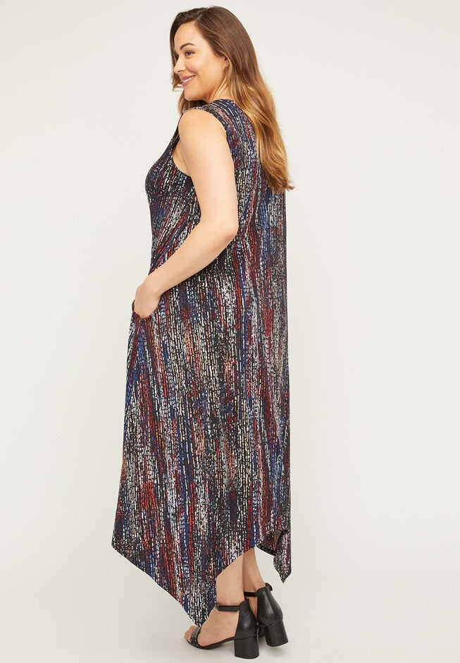 AnyWear Sunset Meadow Maxi Dress with Pockets, , on-hover image number 1