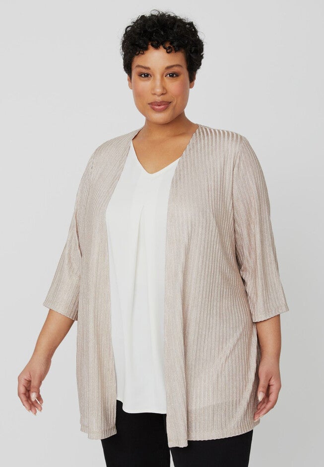 Gold Threaded Cardigan, , hi-res image number null