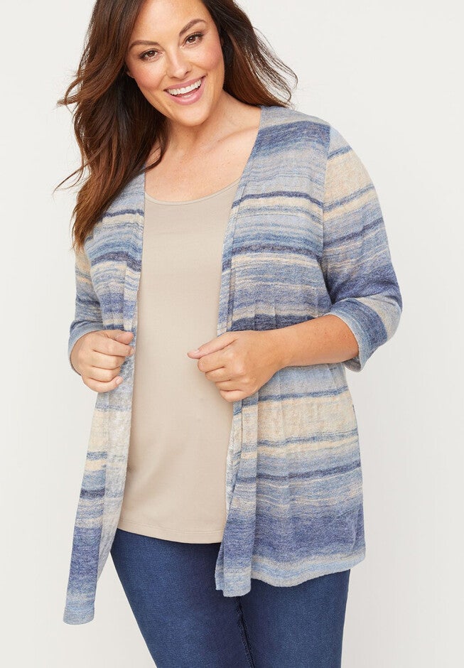 ComfySoft Breezy Stripe Cascade, BLUE, hi-res image number null