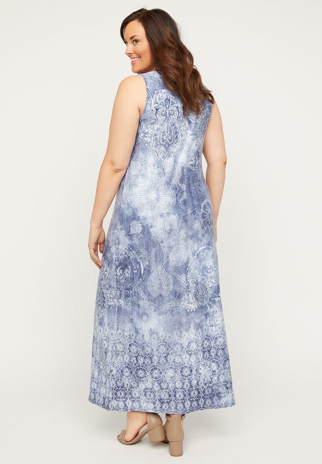 Artistic Sparkle Maxi Dress, , on-hover image number null