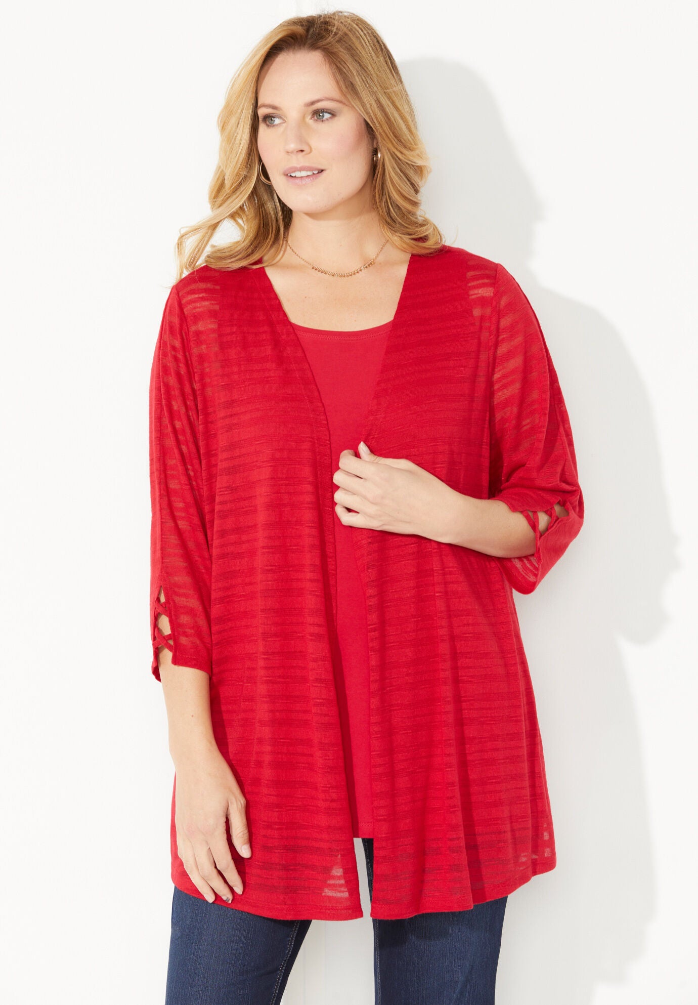 plus size black kimono cardigan