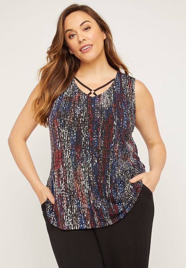 AnyWear Sunset Meadow Tank, MULTI COLOR, hi-res image number null