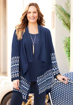 Fair Isle Cascade Cardigan