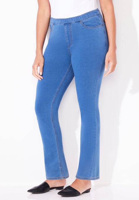 The Bootcut Knit Jean, SKY WASH, hi-res image number null