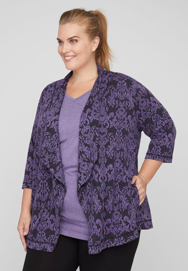 Jacquard Comfort Cascade, PURPLE, hi-res image number null