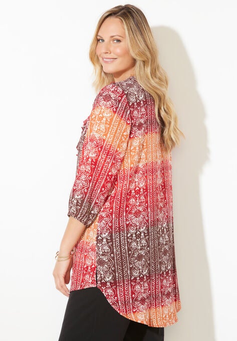 Modern Romance Ruffle Blouse, , alternate image number null