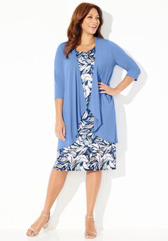 Soft Knit Jacket Dress