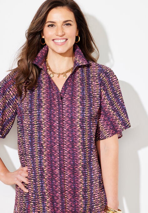 Timeless Short Sleeve Blouse, , alternate image number null