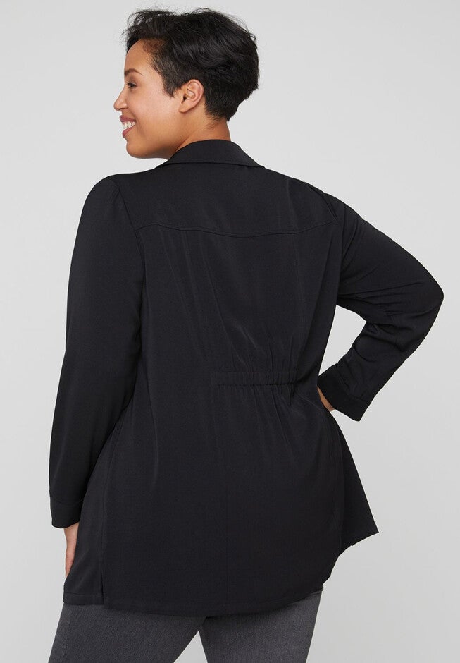 Cascading Twill Overpiece, , on-hover image number 1