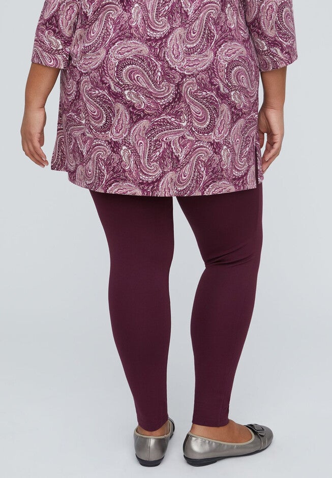 Seamed Ponte Knit Legging, , on-hover image number null