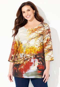 3/4 SLEEVE SEASONAL TEE