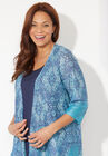 Harmony Knit Herringbone Cardigan, , alternate image number null