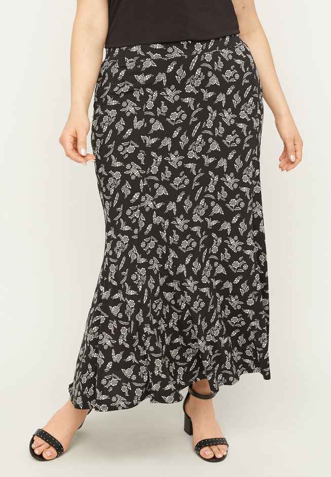 AnyWear Midnight Bloom Maxi Swing Skirt, WHIMSY, hi-res image number null