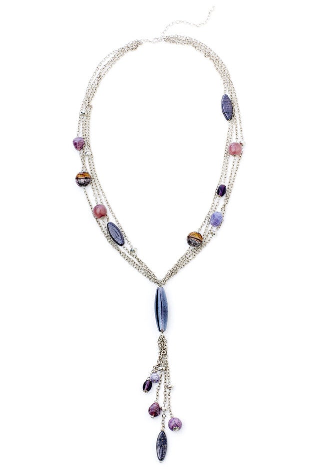 Berry Necklace, SMOKEY LAVENDER, hi-res image number null