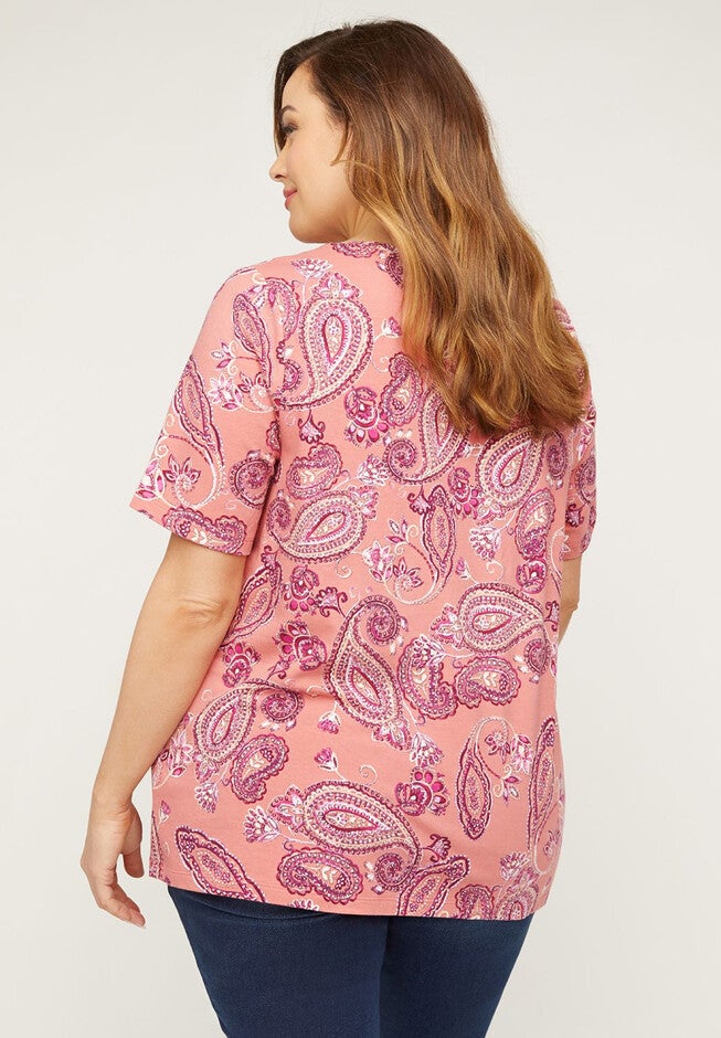 Perfect Paisley Tee, , on-hover image number 1