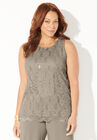 3-Piece Lace Gala Pant Suit, , alternate image number null