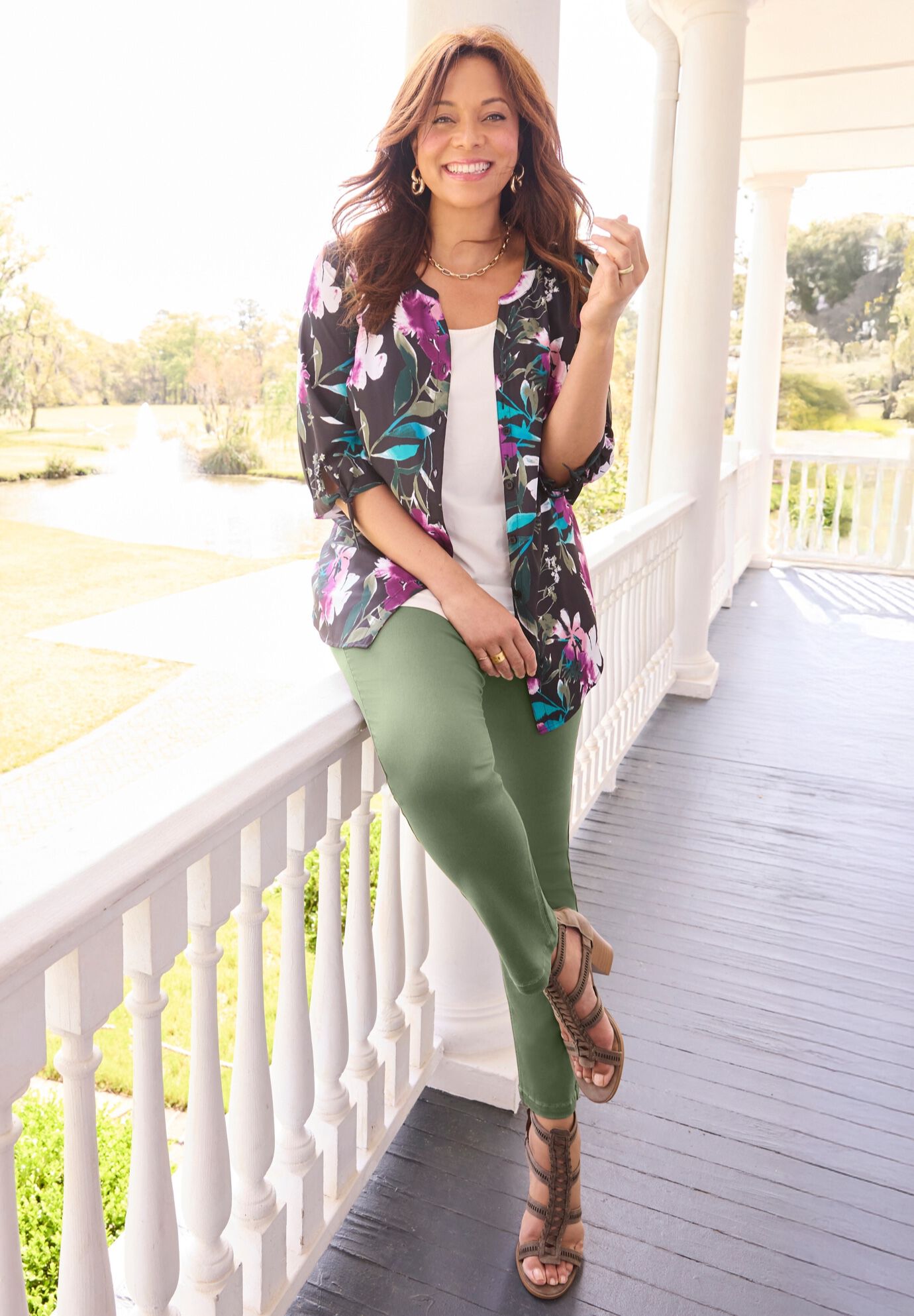 Softluxe Sateen Stretch Pant, , alternate image number 5