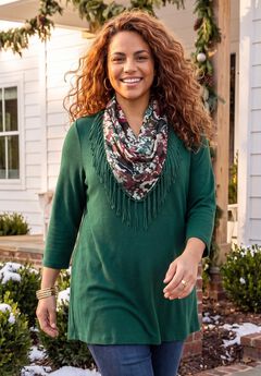 Impossibly Soft Tunic & Scarf Duet