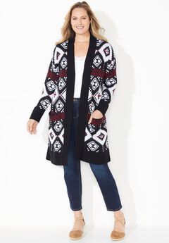 Classic Fair Isle Coatigan