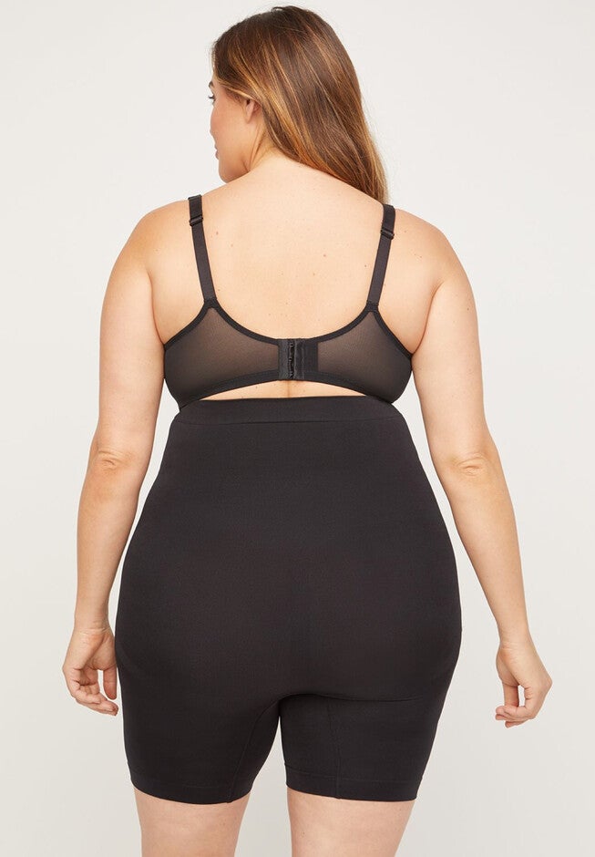 Seamless Hi-Waist Thigh Shaper, , on-hover image number 1