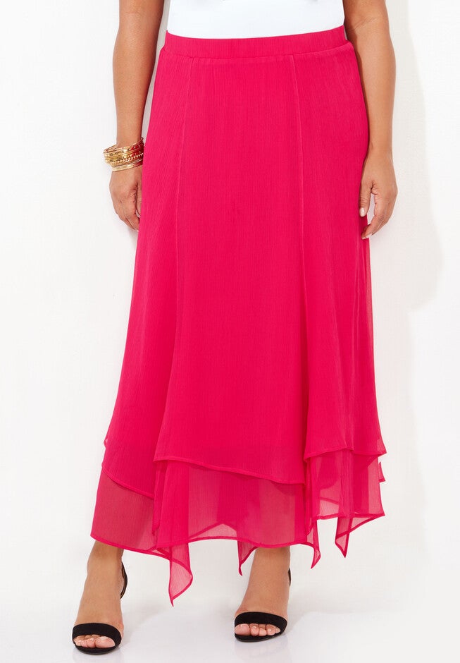 Black Label Bravura Tiered Skirt, WILLIAMSON PINK, hi-res image number null